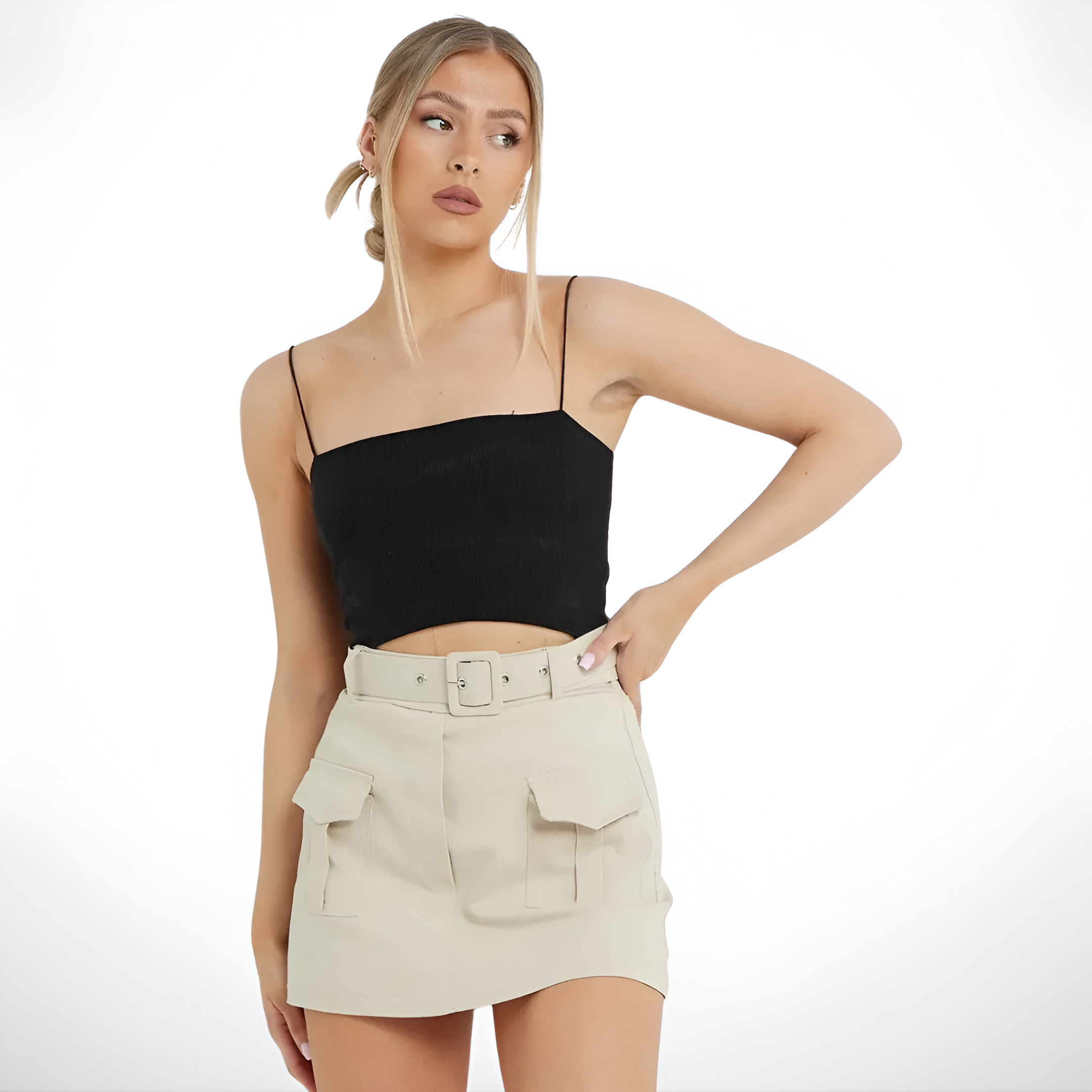 SkortFit™ - Damen Cargo-Rockshorts