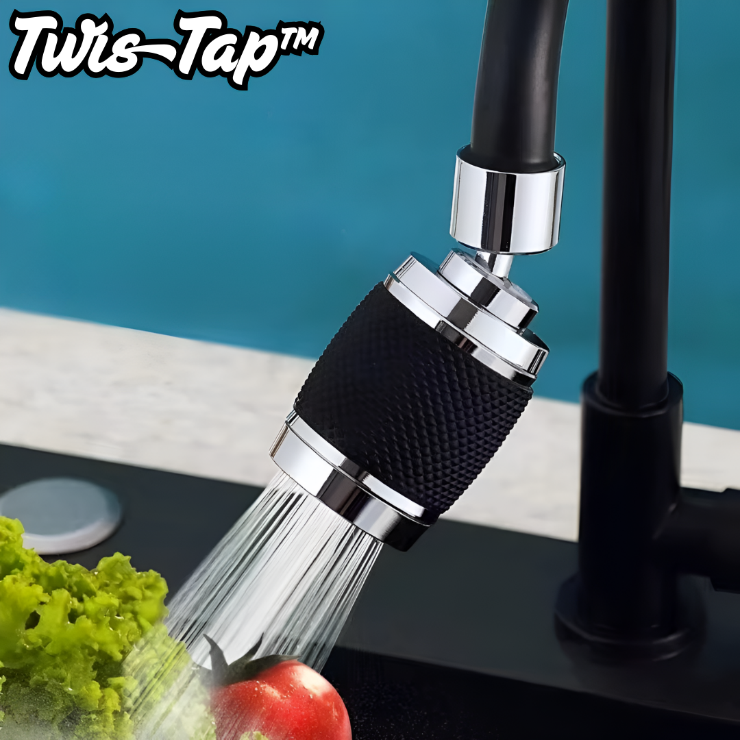TwisTap™ - 360° Spritzwasser Geschützter Drehbarer Wasserhahn